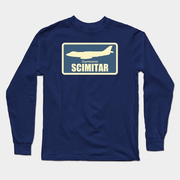 Supermarine Scimitar Long Sleeve T-Shirt by TCP